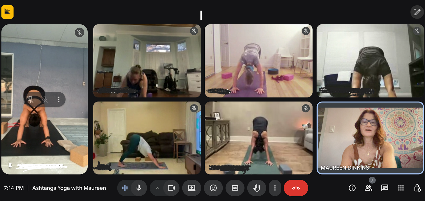 Ashtanga Online Mon/Wed 6:30p EST