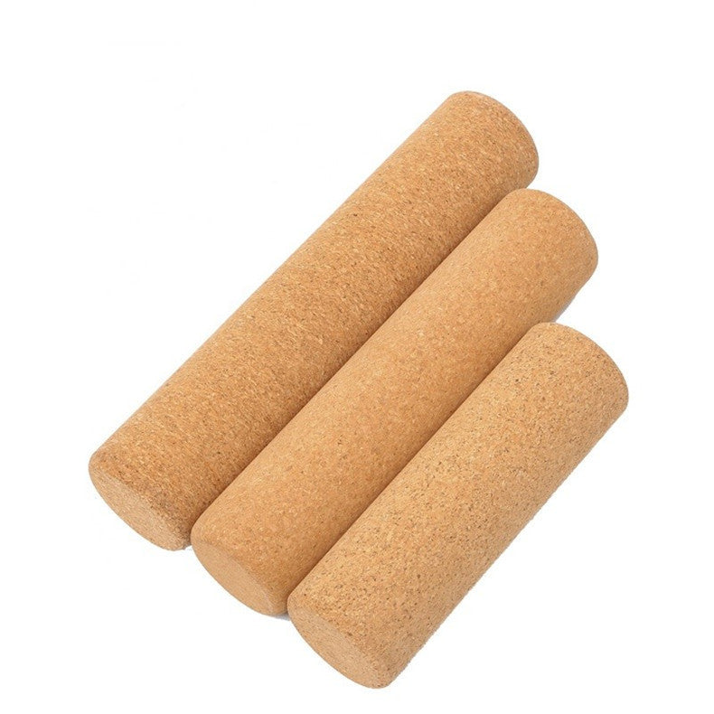 Eco Cork & Wood Massage Roller | Sustainable Muscle Recovery Tool