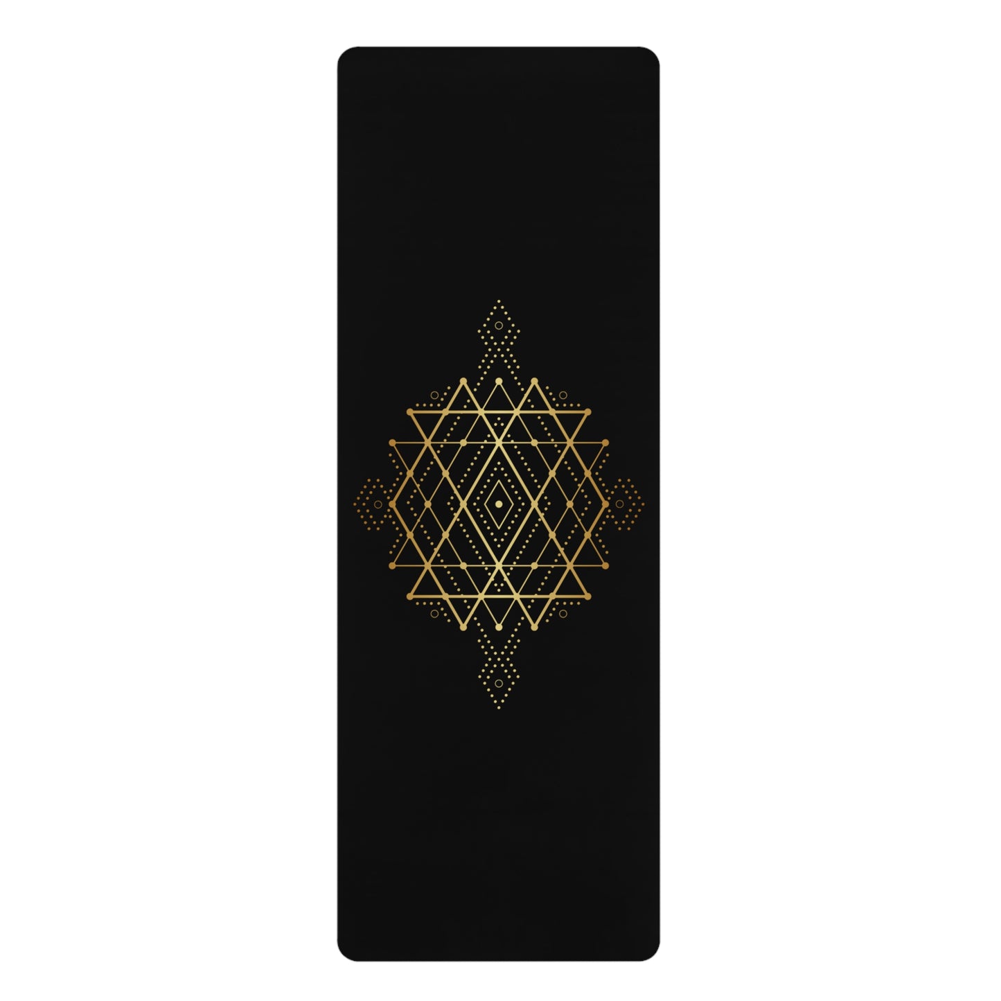 Tribal Gold Eco-Friendly Yoga Mat | Non-Slip Rubber for Mindful Movement
