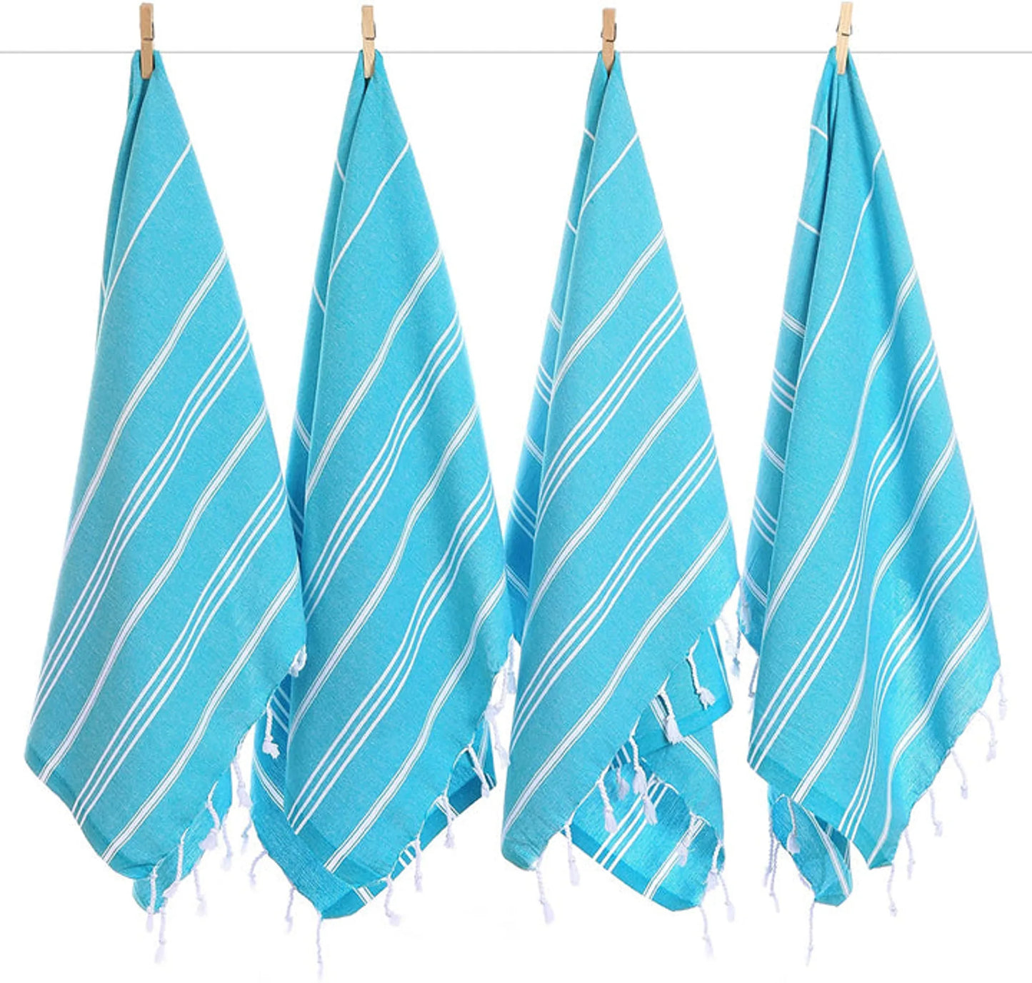 100% Natural Turkish Cotton Hand & Gym Towel (20"x36") | Ultra-Absorbent for Hot Yoga & Travel