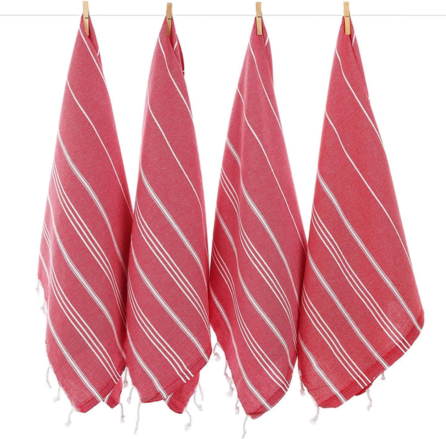 100% Natural Turkish Cotton Hand & Gym Towel (20"x36") | Ultra-Absorbent for Hot Yoga & Travel