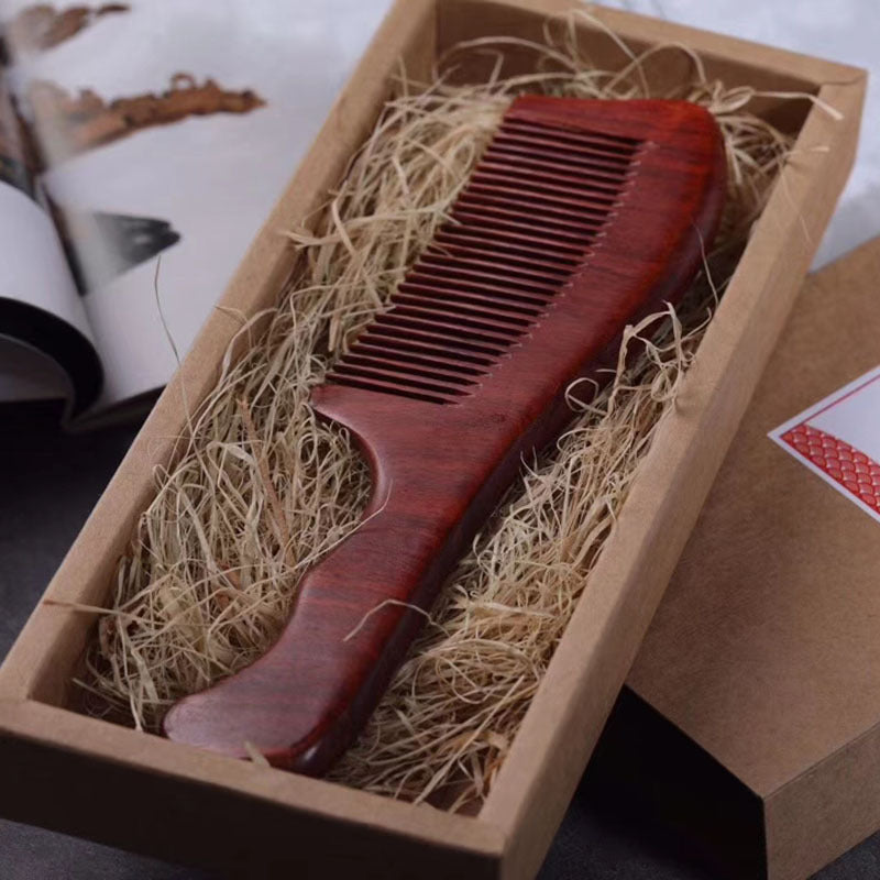Red Sandalwood Classical Wooden Comb Holiday Gift