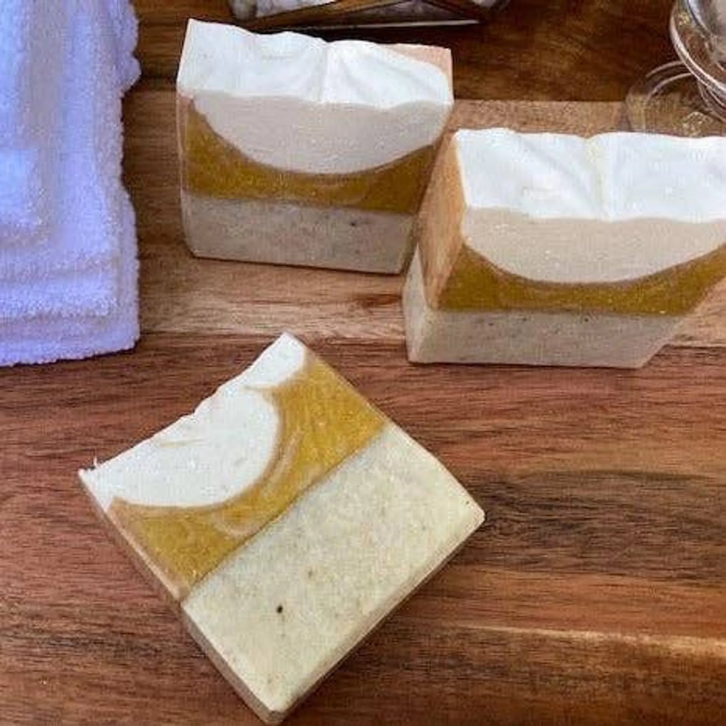 Honey Patchouli Natural Soap | Handmade with Shea Butter & Turmeric