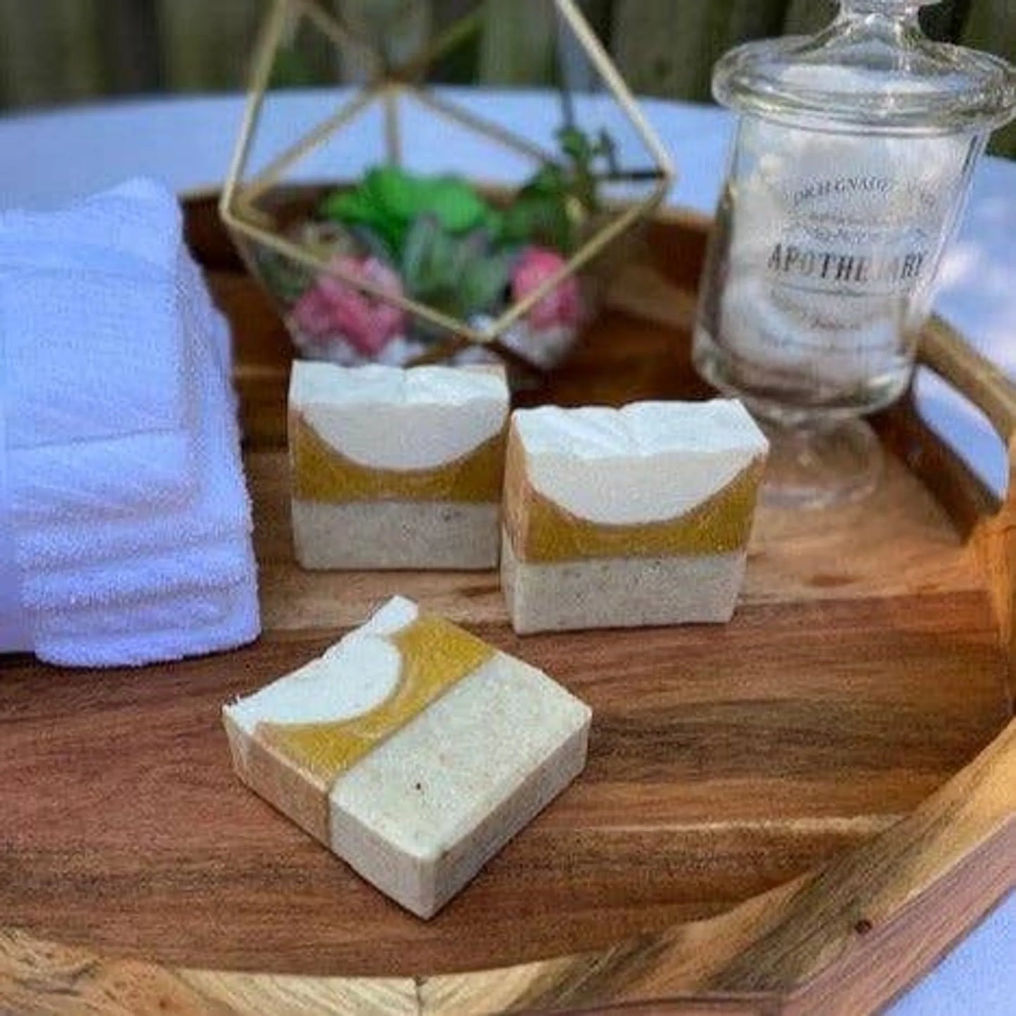 Honey Patchouli Natural Soap | Handmade with Shea Butter & Turmeric