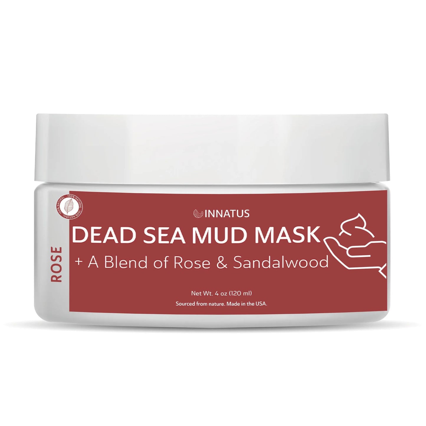 Dead Sea Mud Mask with Rose Oil | Anti-Aging Facial Treatment