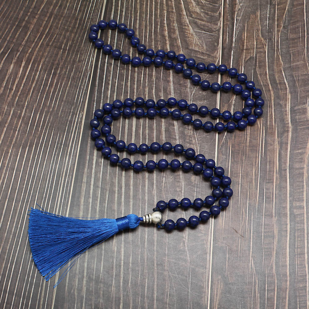 ✨ The Ritual: Blue Sandstone Mala