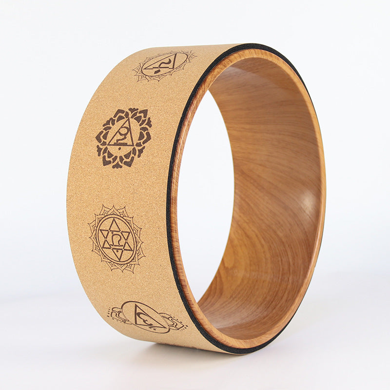 Simple Cork Yoga Wheel