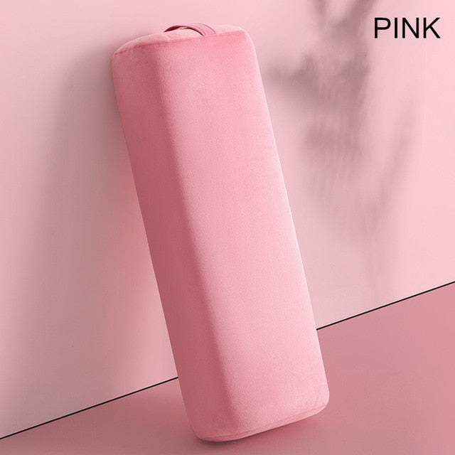 Yoga Bolster Pillow for Meditation and Support Rectangular Yoga Cushion  from Machine Washable with Carry Handle