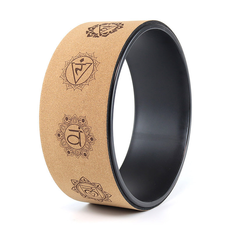 Simple Cork Yoga Wheel