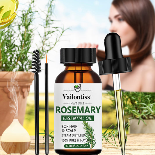 Rosemary Hair Growth Oil 60ml - Clinical-Grade Scalp Treatment